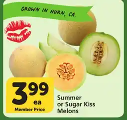 Vons Summer or Sugar Kiss Melons offer