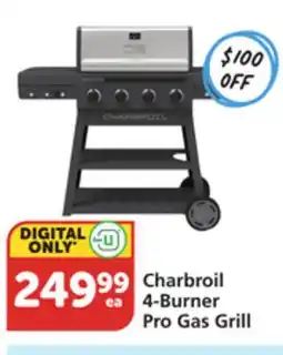 Vons Charbroil 4-Burner Pro Gas Grill offer
