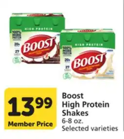 Vons Boost High Protein Shakes offer