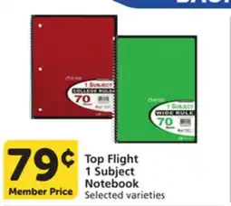 Vons Top Flight 1 Subject Notebook offer
