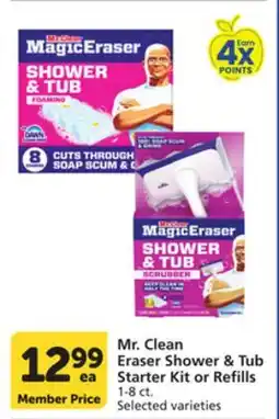 Vons Mr. Clean Eraser Shower & Tub Starter Kit or Refills offer