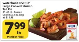 Vons waterfront BISTRO Large Cooked Shrimp Tail On offer