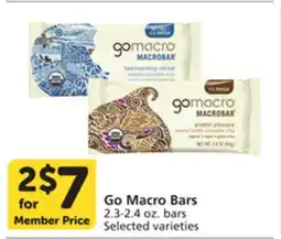 Vons Go Macro Bars offer
