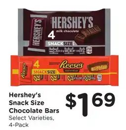 Food 4 Less Hershey's Snack Size Chocolate Bars offer