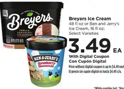 Food 4 Less Breyers Ice Cream offer