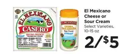Food 4 Less El Mexicano Cheese or Sour Cream offer