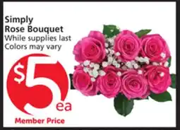 Vons Simply Rose Bouquet offer