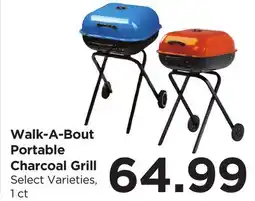 Food 4 Less Walk-A-Bout Portable Charcoal Grill offer