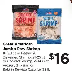 Food 4 Less Great American Jumbo Raw Shrimp offer