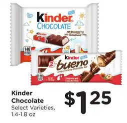 Food 4 Less Kinder Chocolate offer