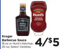 Food 4 Less Kroger Barbecue Sauce offer