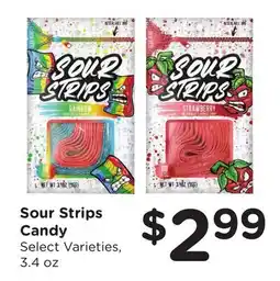 Food 4 Less Sour Strips Candy offer