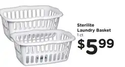 Food 4 Less Sterilite Laundry Basket offer