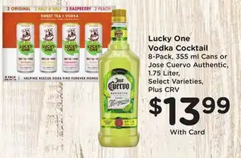 Ralphs Lucky One Vodka Cocktail offer