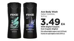 Food 4 Less Axe Body Wash offer