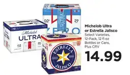 Food 4 Less Michelob Ultra or Estrella Jalisco offer