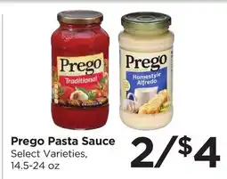 Food 4 Less Prego Pasta Sauce offer