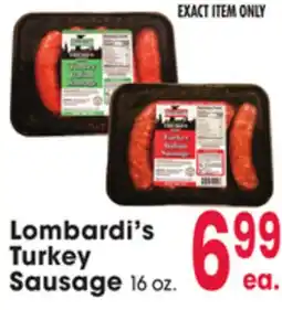 Jewel-Osco Lombardi's Turkey Sausage offer