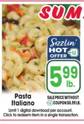 Jewel-Osco Pasta Italiano offer
