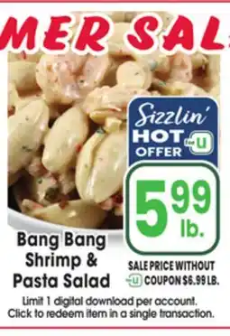 Jewel-Osco Bang Bang Shrimp & Pasta Salad offer