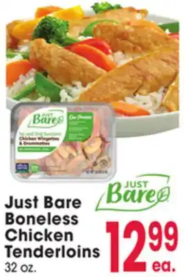 Jewel-Osco Just Bare Boneless Chicken Tenderloins offer