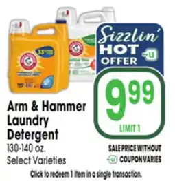 Jewel-Osco Arm & Hammer Laundry Detergent offer