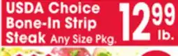 Jewel-Osco USDA Choice Bone-In Strip Steak offer
