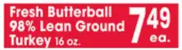 Jewel-Osco Fresh Butterball 98% Lean Ground Turkey offer