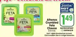 Jewel-Osco Athenos Crumbled Feta Cheese offer