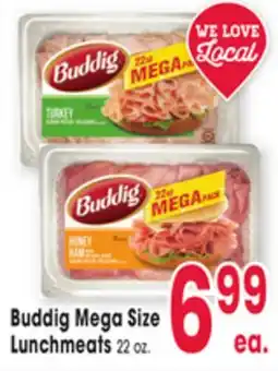 Jewel-Osco Buddig Mega Size Lunchmeats offer