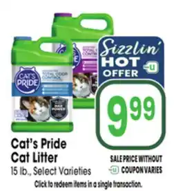 Jewel-Osco Cat's Pride Cat Litter offer