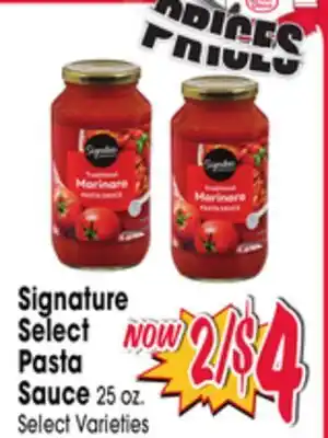 Jewel-Osco Signature Select Pasta Sauce offer