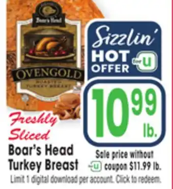 Jewel-Osco Boar's Head Turkey Breast offer