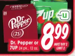 Jewel-Osco Dr. Pepper or 7UP offer