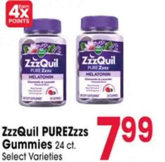 Jewel-Osco ZzzQuil PUREZzzs Gummies offer