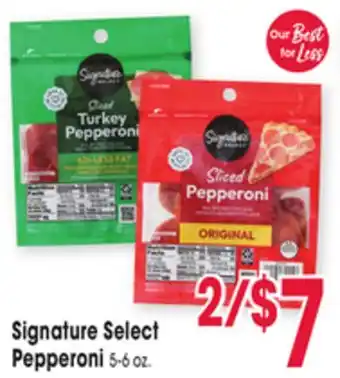 Jewel-Osco Signature Select Pepperoni offer