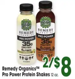 Jewel-Osco Remedy Organics Pro Power Protein Shakes offer
