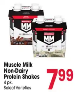 Jewel-Osco Muscle Milk Non-Dairy Protein Shakes offer