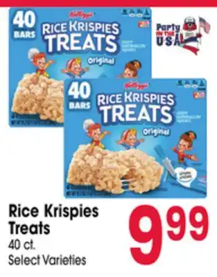 Jewel-Osco Rice Krispies Treats offer