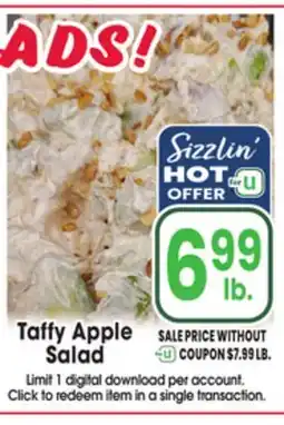 Jewel-Osco Taffy Apple Salad offer