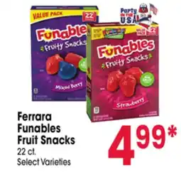 Jewel-Osco Ferrara Funables Fruit Snacks offer
