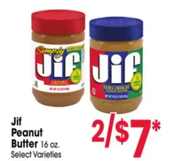 Jewel-Osco Jif Peanut Butter offer