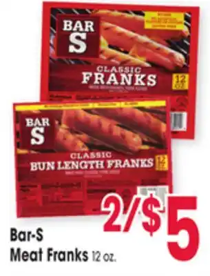 Jewel-Osco Bar-S Meat Franks offer