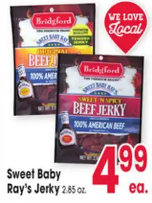 Jewel-Osco Sweet Baby Ray's Jerky offer