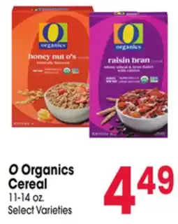 Jewel-Osco O Organics Cereal offer