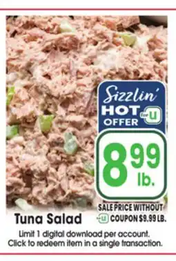 Jewel-Osco Tuna Salad offer