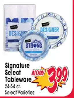 Jewel-Osco Signature Select Tableware offer