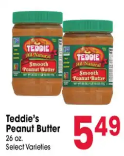 Jewel-Osco Teddie's Peanut Butter offer