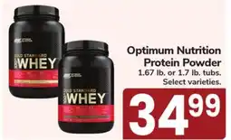 Jewel-Osco Optimum Nutrition Protein Powder offer