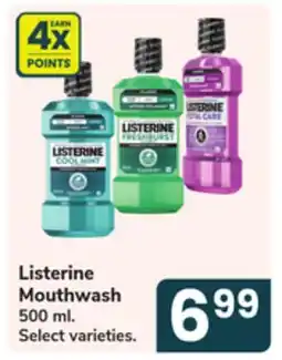Jewel-Osco Listerine Mouthwash offer